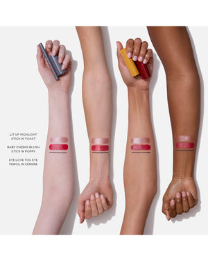 Petite Party arm swatches 